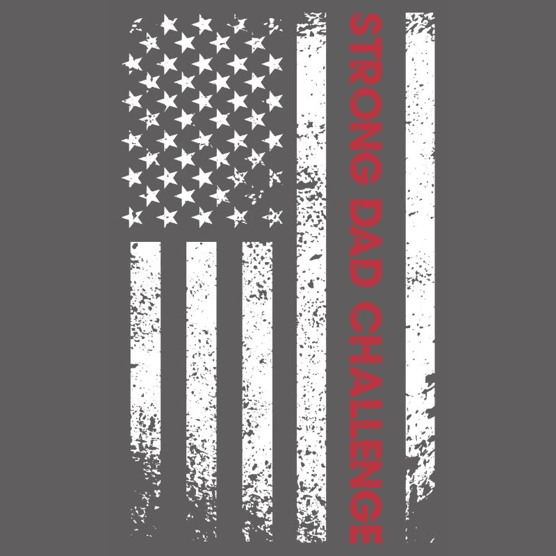 Strong Dad Challenge Flag