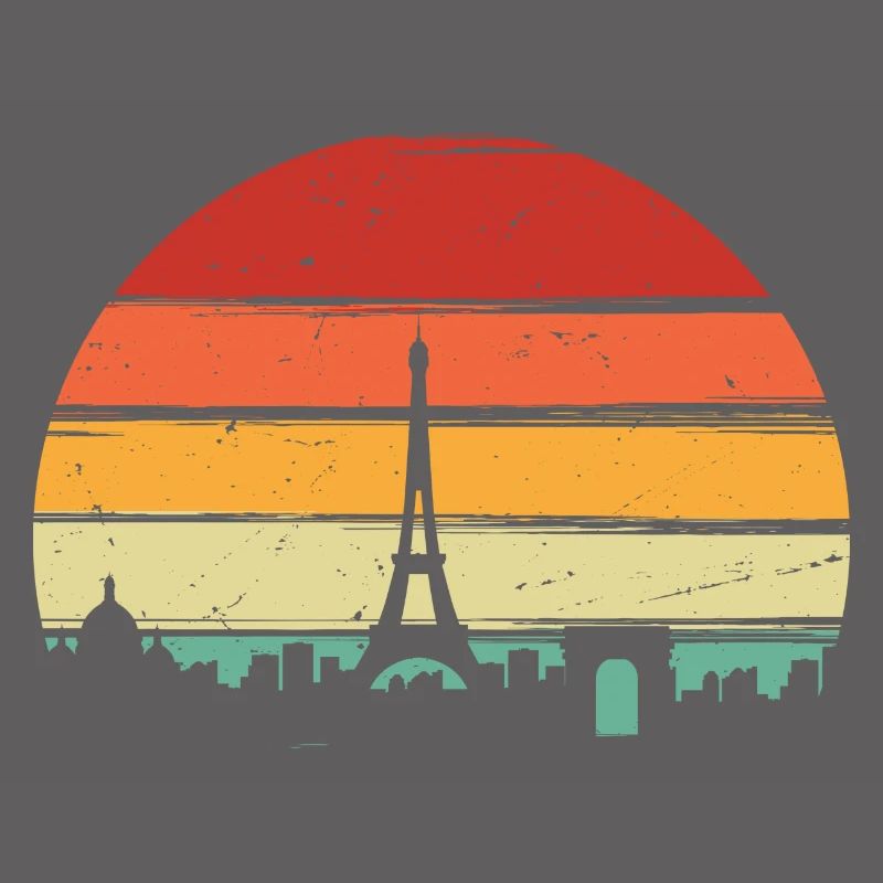 Coucher de soleil Tour Eiffel