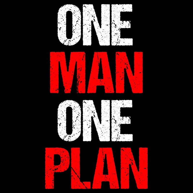 One man, one plan
