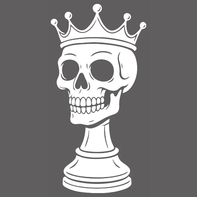 Conception du squelette du roi des échecs