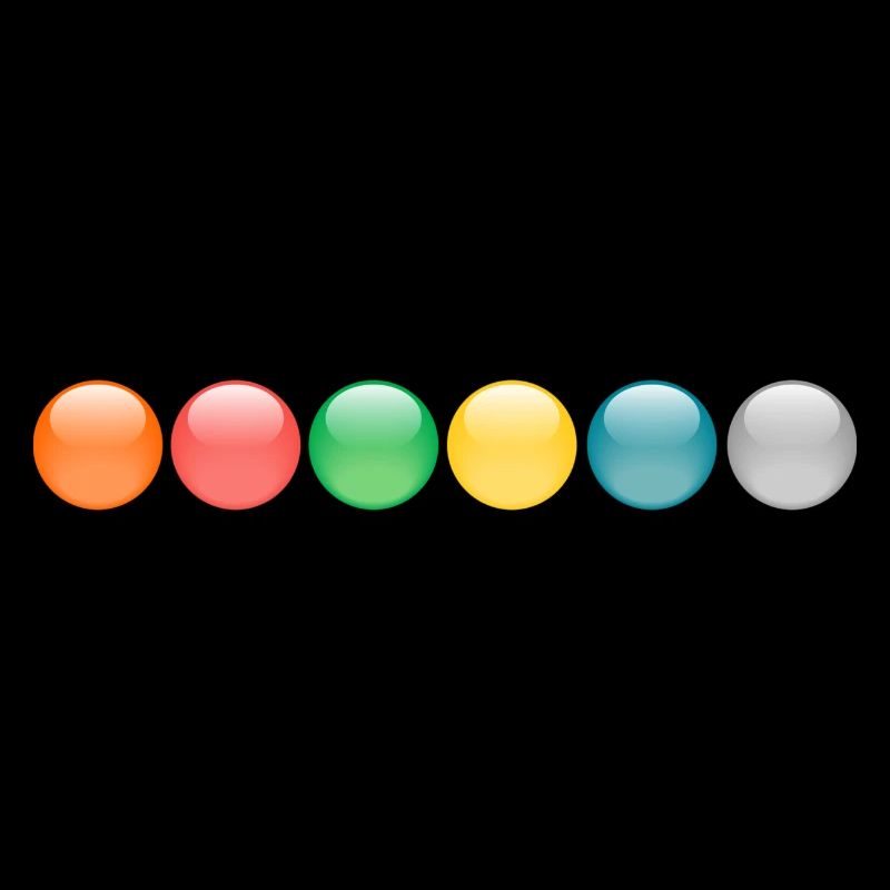 boules colorées