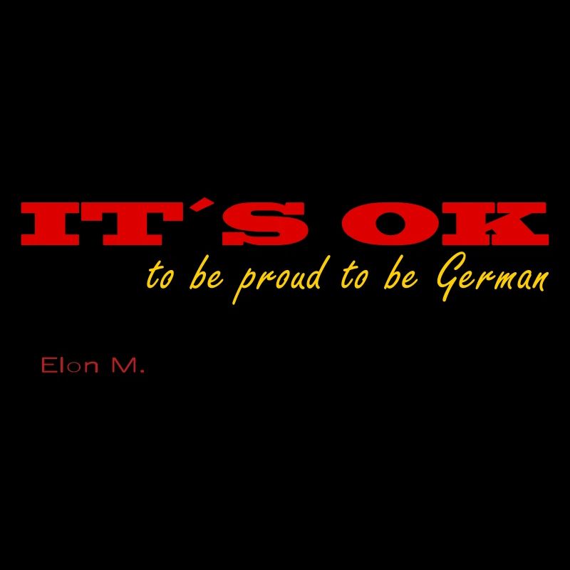 Ich liebe Deutschland. Stolz ein Deutscher zu sein