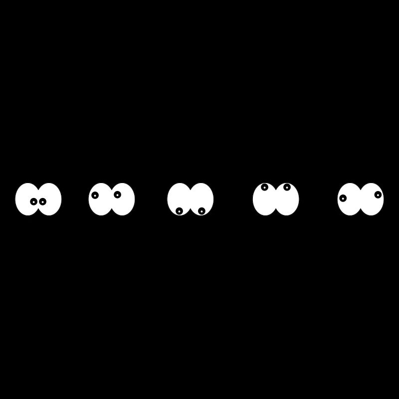 Funny Eyes Comic Cuddly Eyes Face