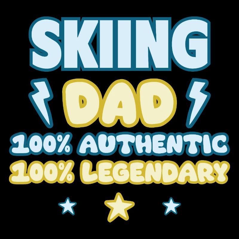 Ski Dad, Father's Day Gift, Legendary