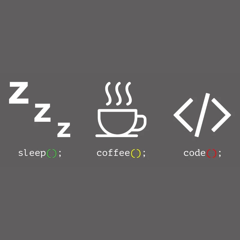 Code Coffee Sleep Trio