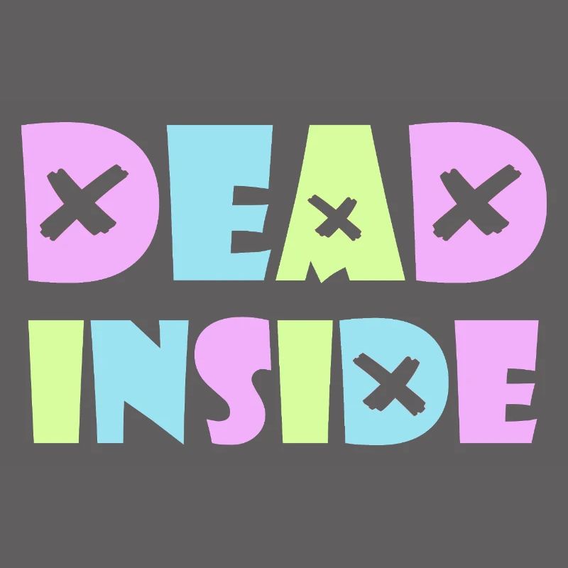 Dead Inside Kawaii Emo Punk Rock Anime Gothic Goth
