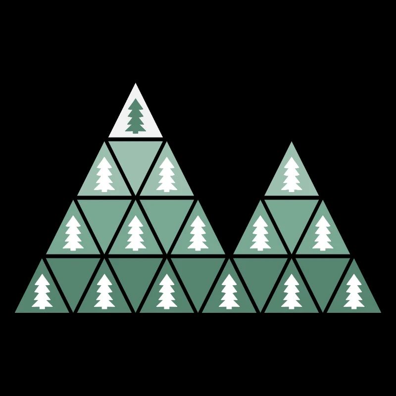 Sapins et montagnes