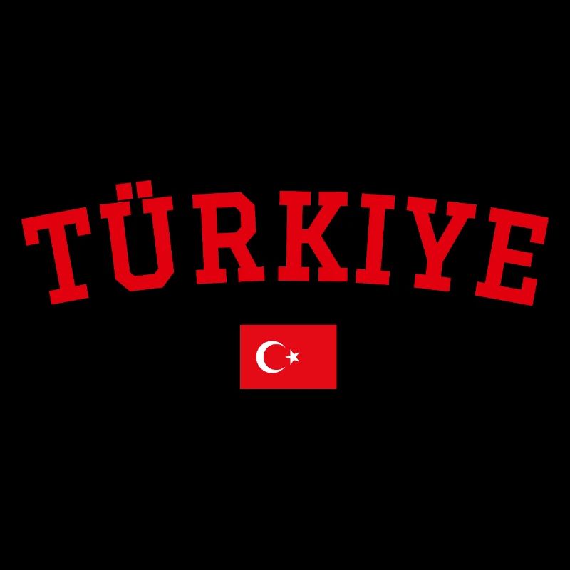 Drapeau de la Turquie en rouge