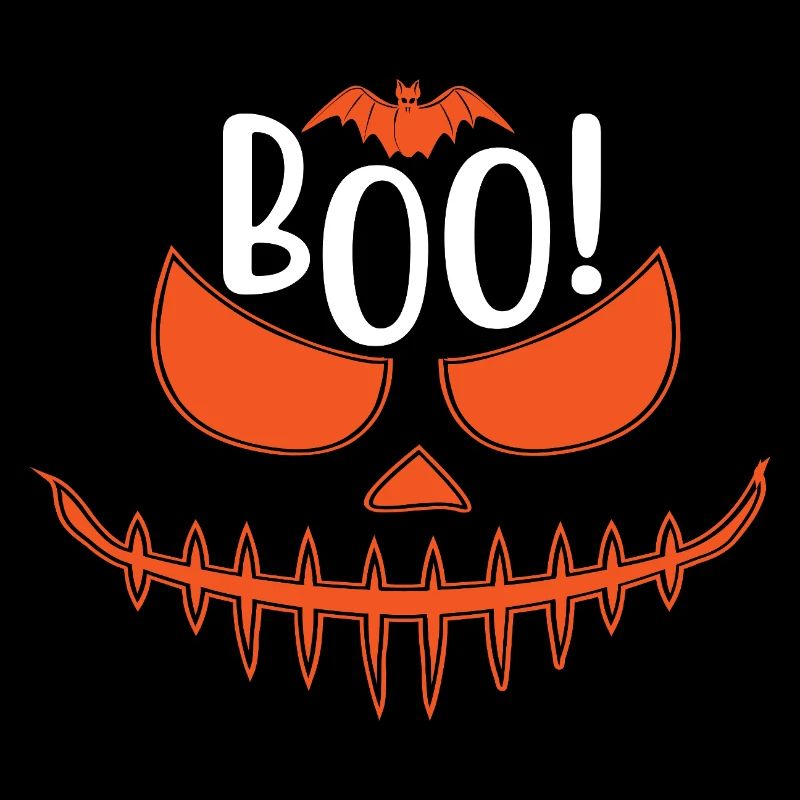 Halloween Boo Mask Design