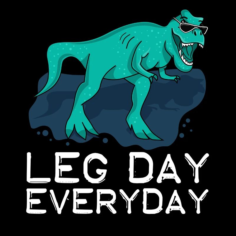 Leg Tag jeden Tag T-Rex Dinosaurier