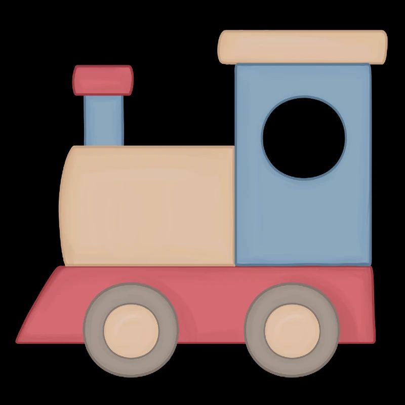 Colorful Move Illustration Railway