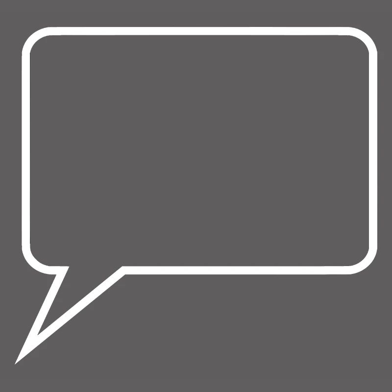 Personalize your own comic speech bubble