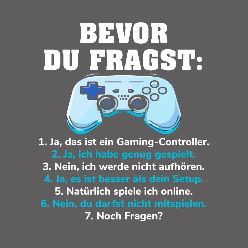 Bevor Du Fragst Gaming Controller Zocker