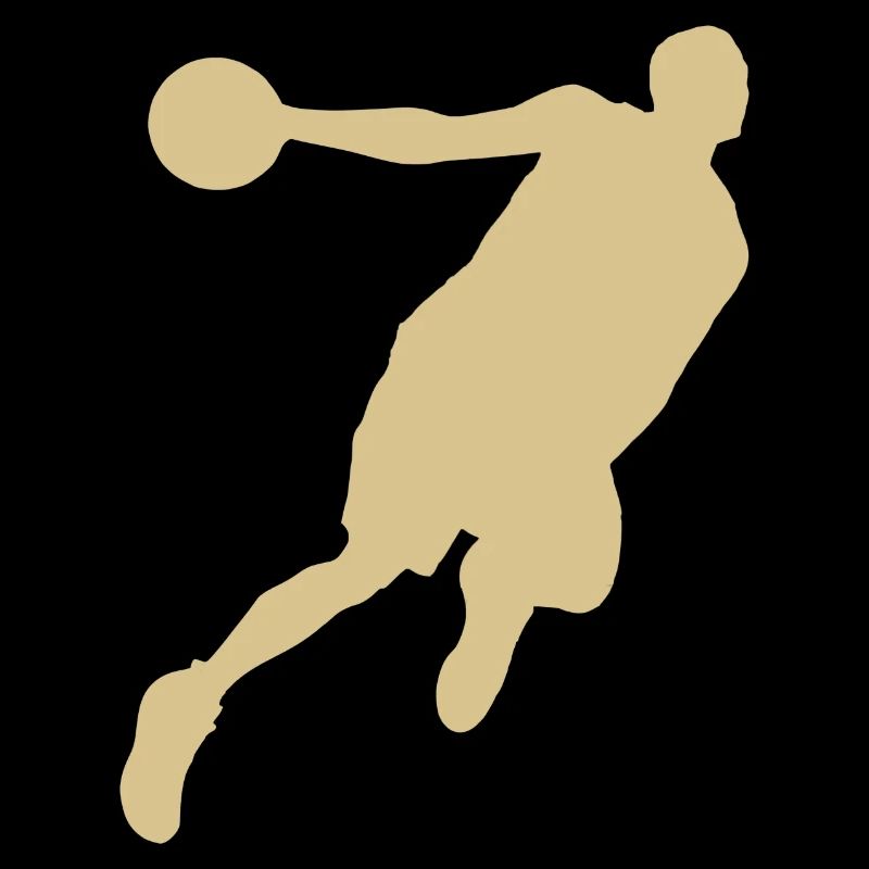 Basketballer-Silhouette, Dynamisches Sport-Design