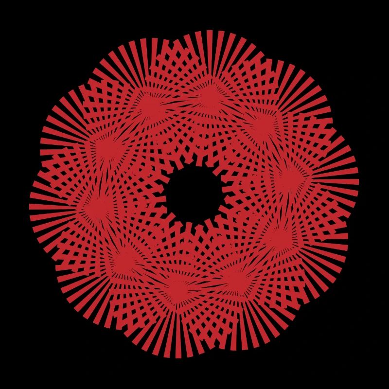 Mandala | Rayons de soleil | Modèle