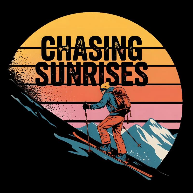Ski tour Chasing Sunrises Retro Sunrise