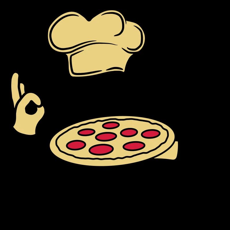 text koch bäcker schnurrbart mustache logo cool lo