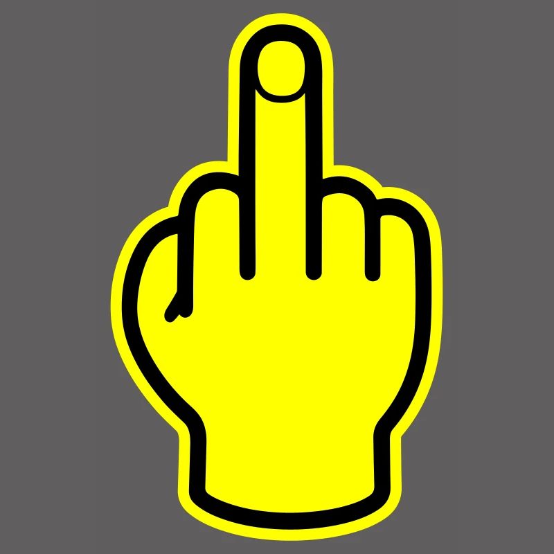 Middle Finger Hand Provocative