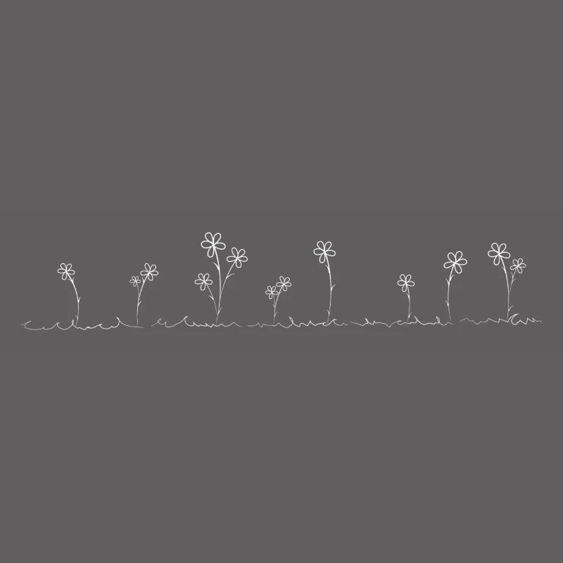 flower meadow white