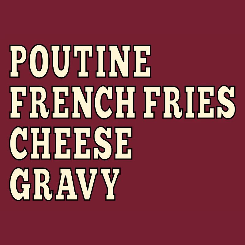 Poutine de restauration rapide canadienne