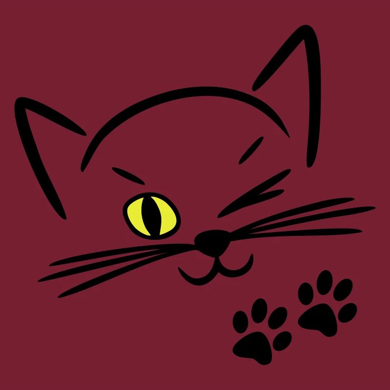 chat mignon, clin d'oeil