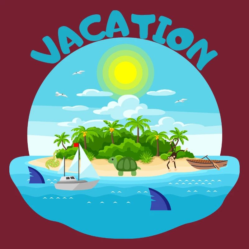 Conception de plage idyllique d’île tropicale