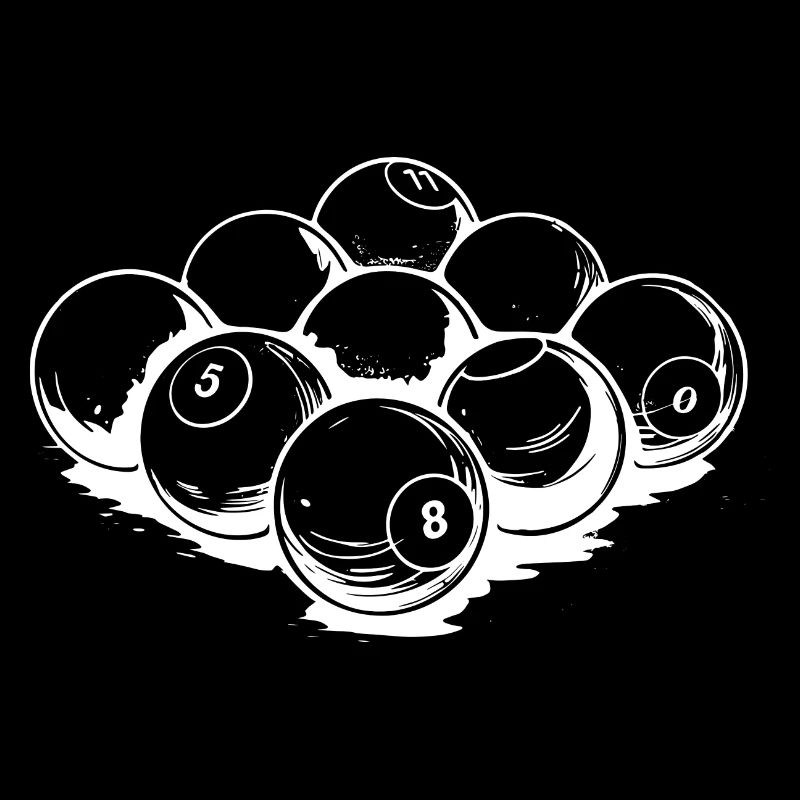 Dessin de boules de billard