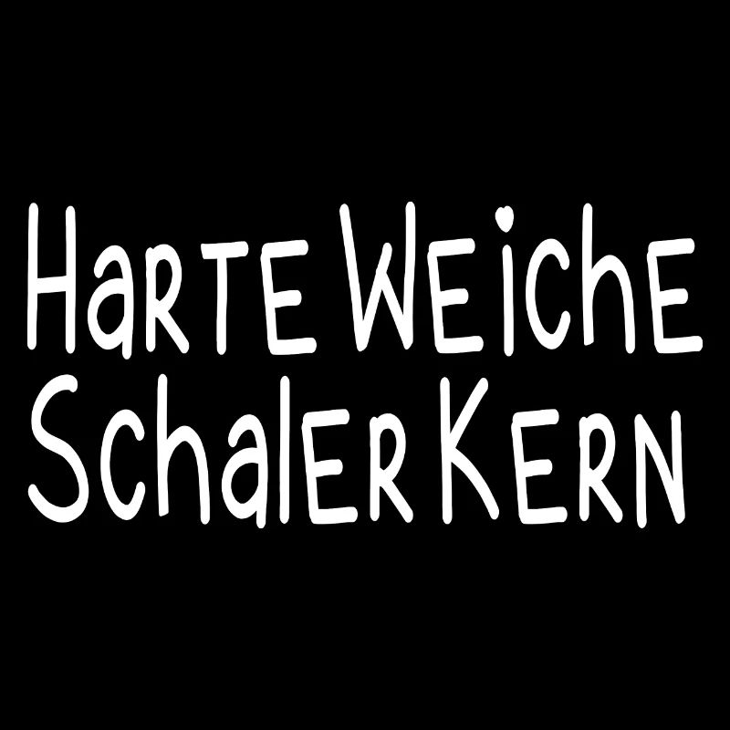 Harte Weiche Schaler Kern