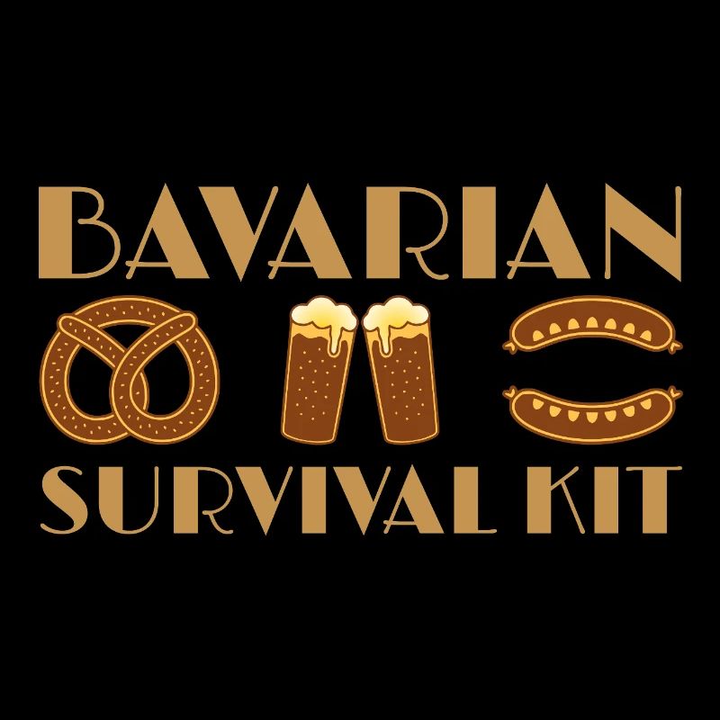Bayerischer Bier- und Wurst-Wander-Design