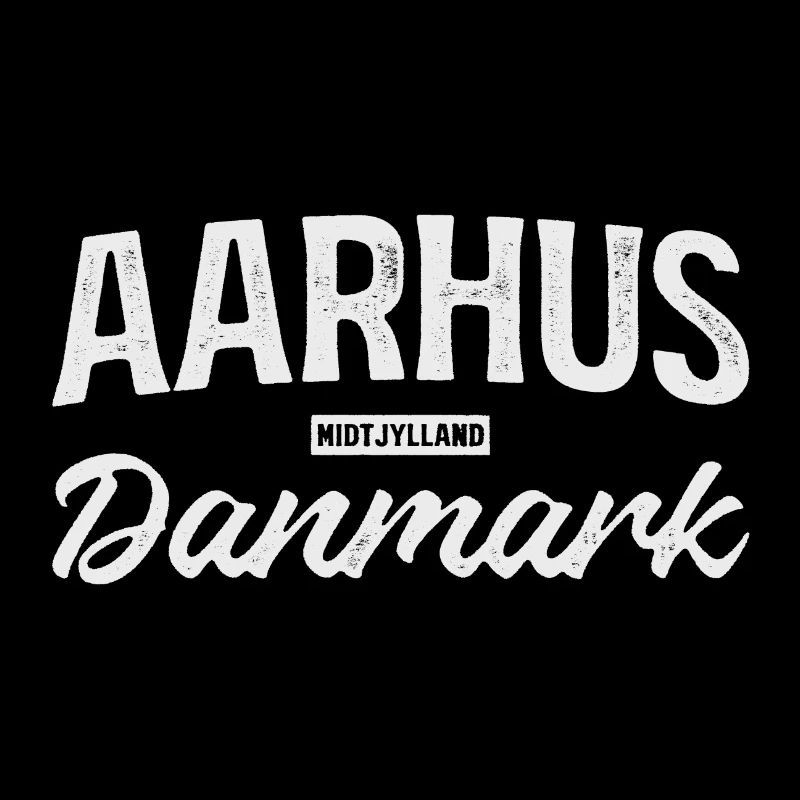 Aarhus Danmark Vintage Logo