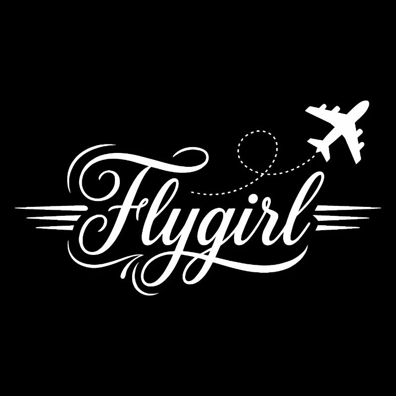 Flygirl Script mit Flugzeug-Schnörkel