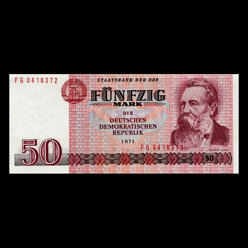 50 Markschein de la RDA
