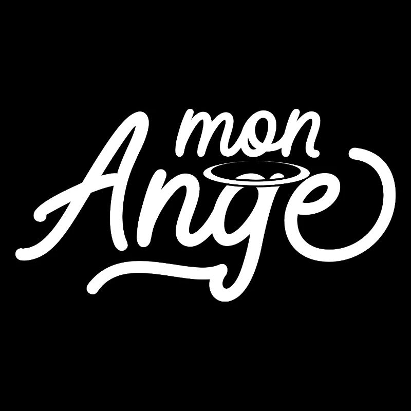 Engelsdesign mit ätherischem Heiligenschein