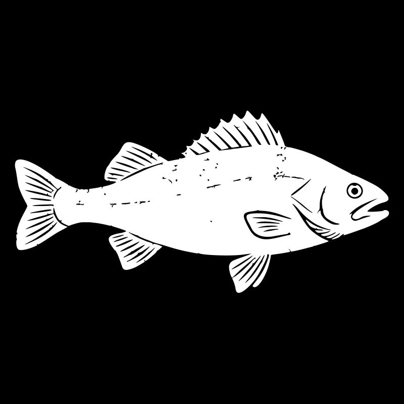 Barsch Flussbarsch Perch Angler Vektor