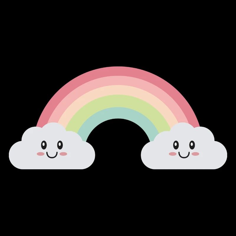 Regenbogenwolken