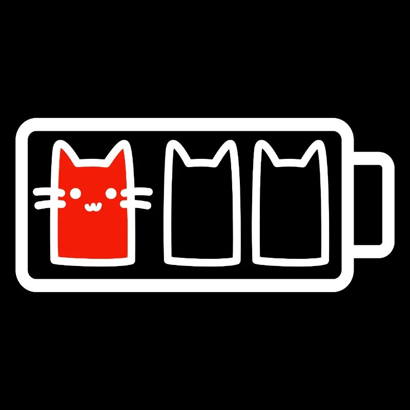 Low battery cat