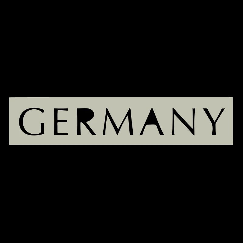 ALLEMAGNE lettré perforé | Graphique vectoriel