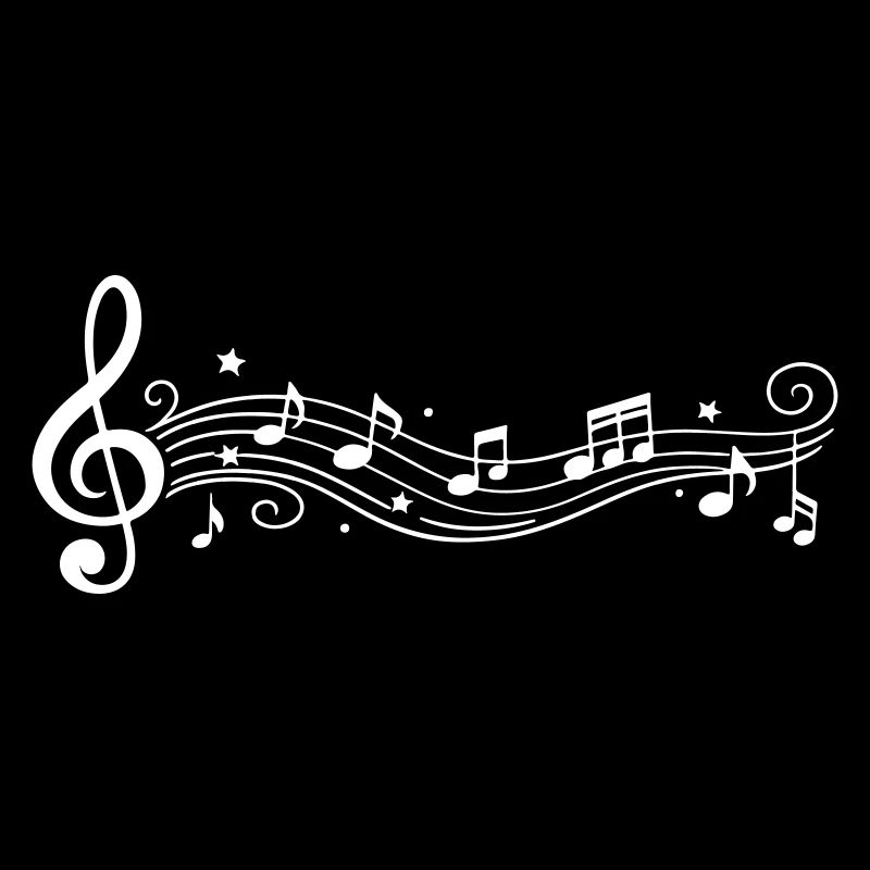 Musical Notes Melody Clefs