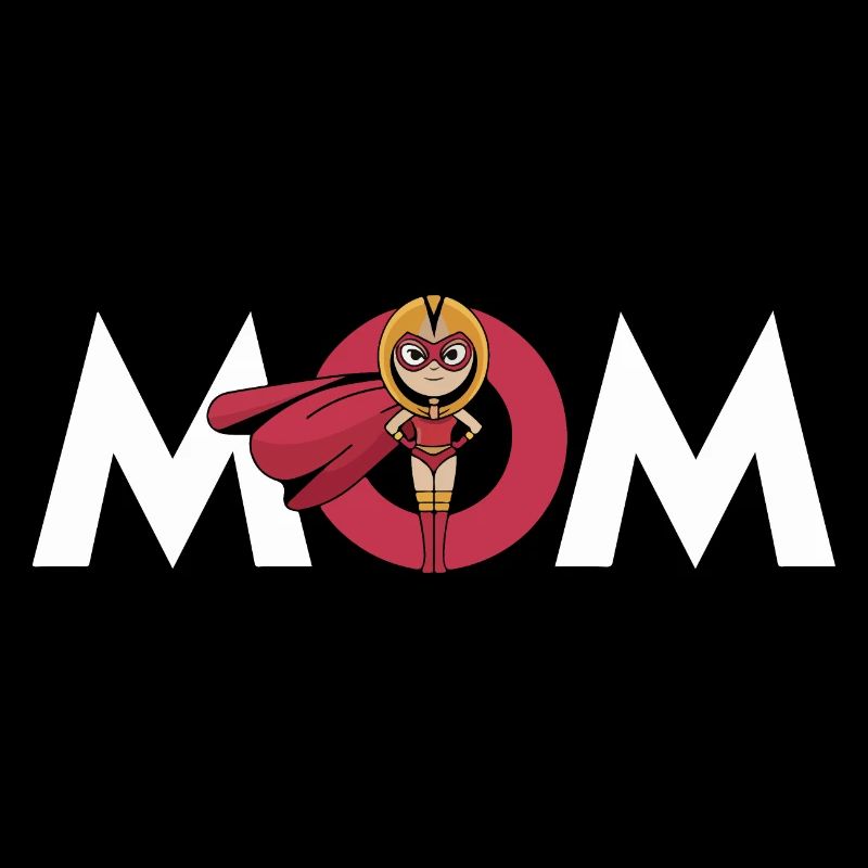 Superhero Mom Empowerment Design