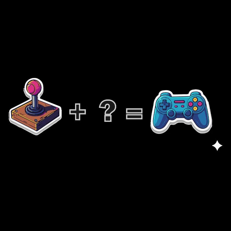 Retro joystick meets gamepad