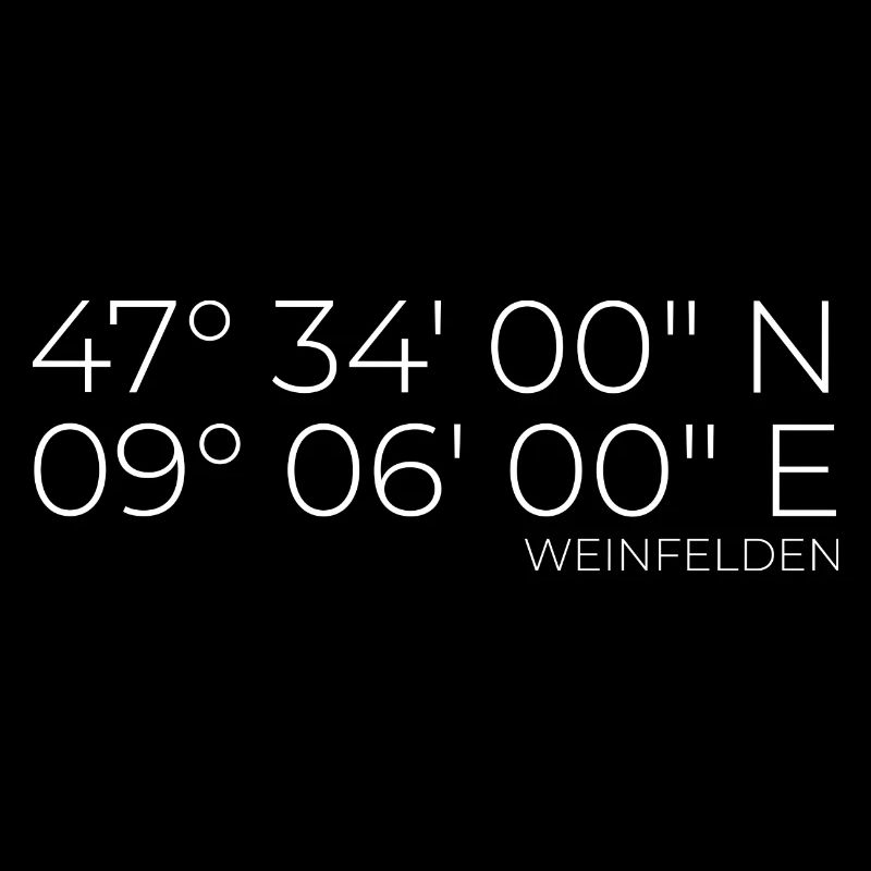 Coordinates Weinfelden, Switzerland