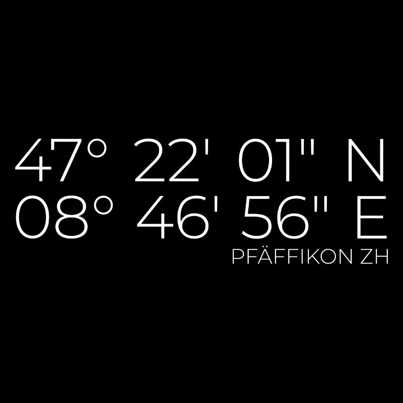 Coordinates Pfäffikon ZH Zurich