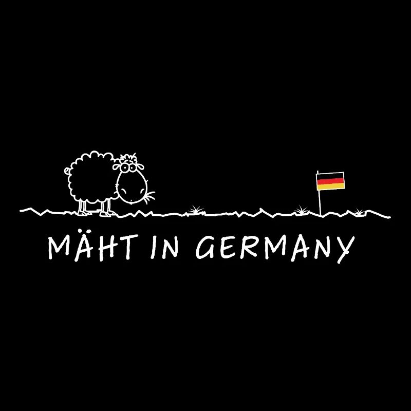 Mowing in Germany – Made in Germany Sheep Pun