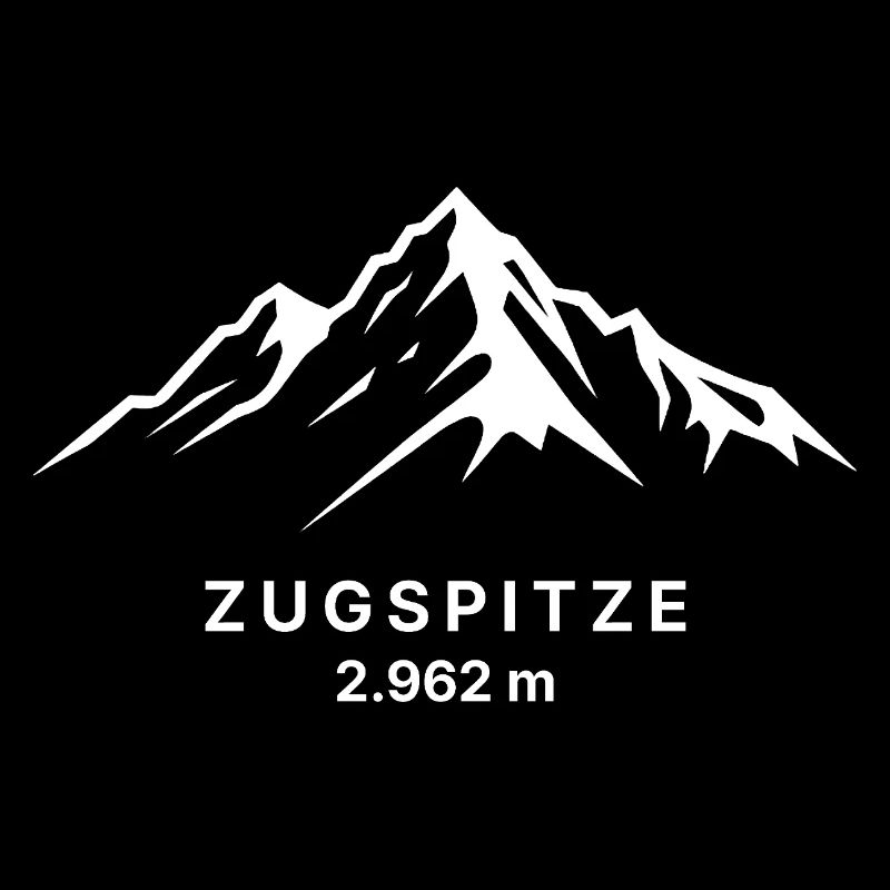Zugspitze Gipfel Silhouette