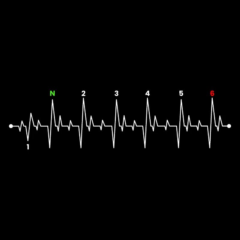 Pulslinien-Neonwelle