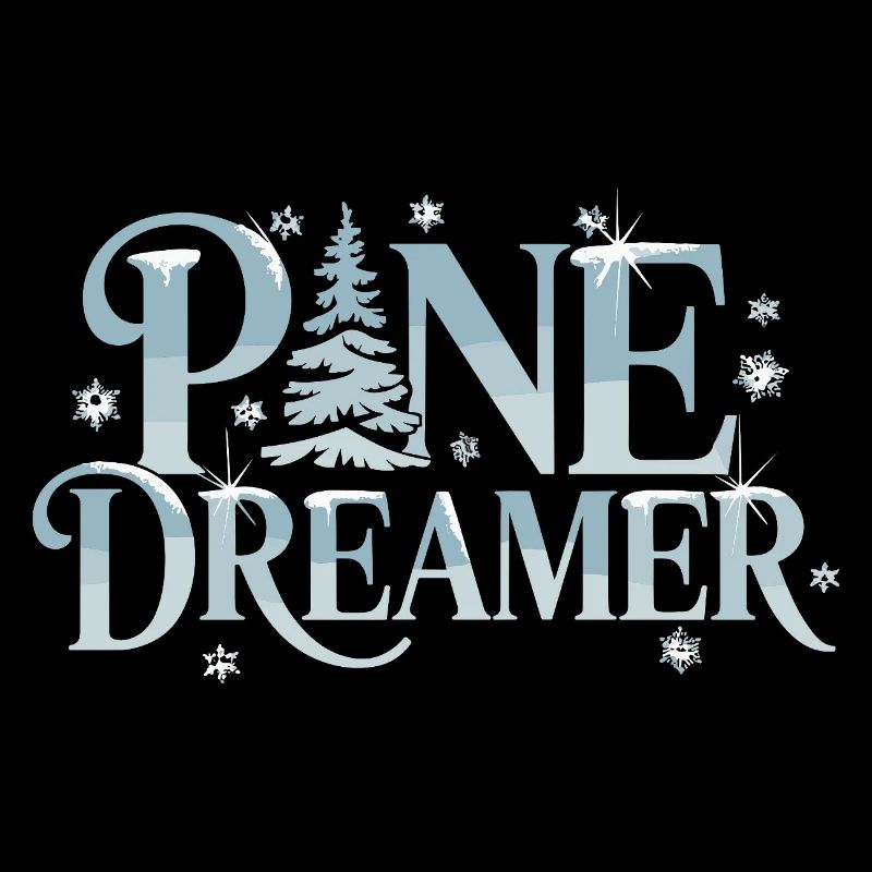  Pine Dreamer Winter Tanne Schneeflocken Wald