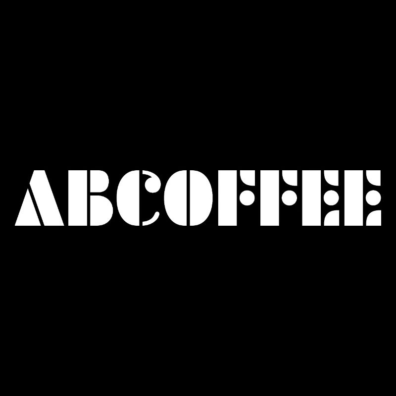 Coffee alphabet