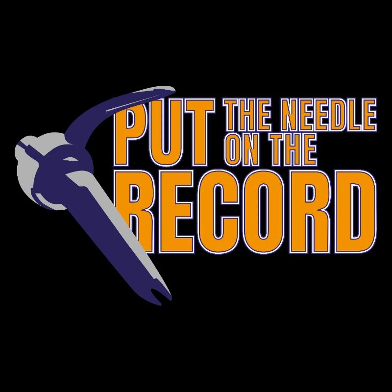 Nadel auf der Platte