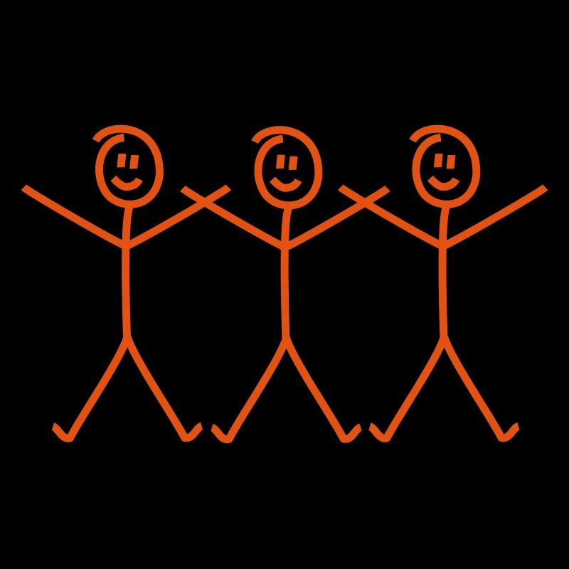 Stick man dance dancing