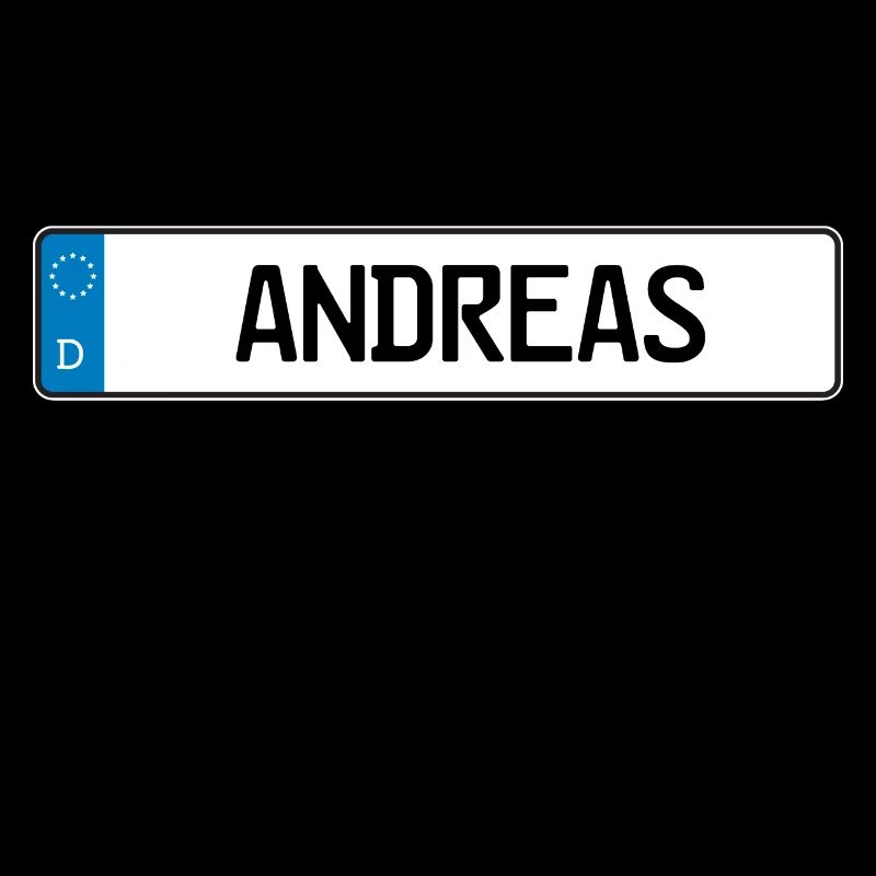 cadeau plaque Andreas